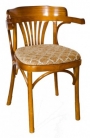 Кресло деревянное "Роза" с мягким сиденьем